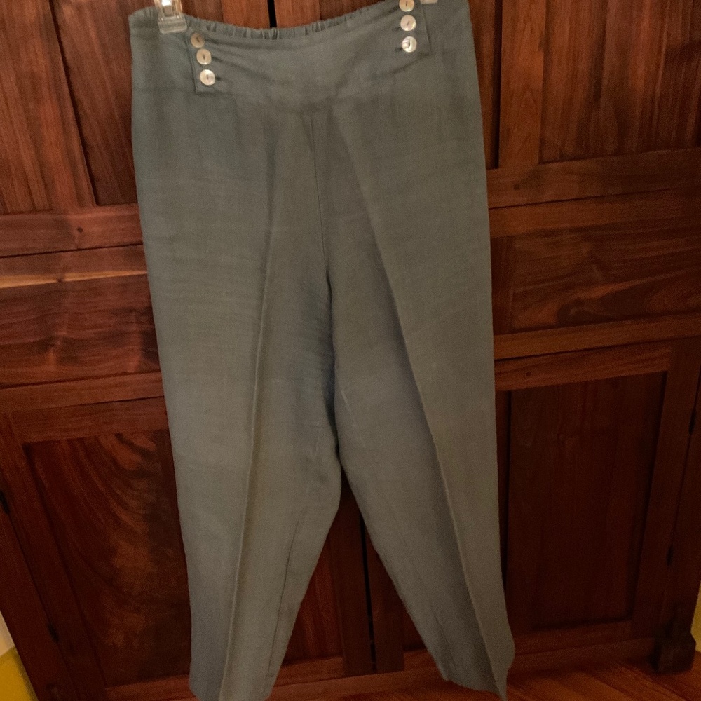 Habitat blue linen pants